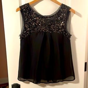 Karlie Sequin Tulle Tank